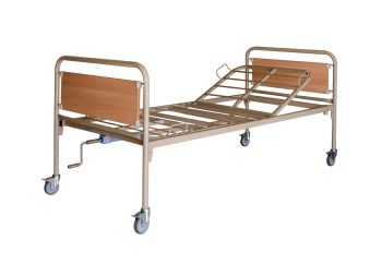 Manual Hospital Bed with Wheels