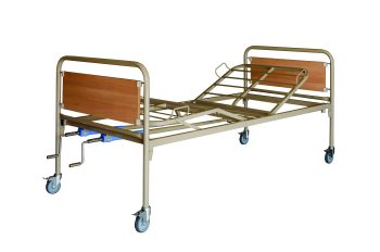 Multi-section Manual Hospital Bed With Wheels
